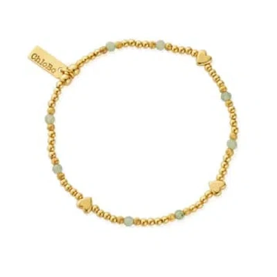 Chlobo New Love Aventurine Bracelet In Gold
