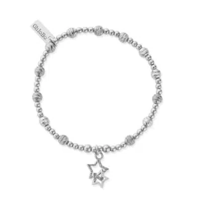 Chlobo Sparkle Interlocking Star Bracelet In Metallic