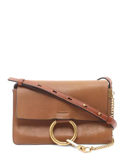 Pre-owned Chloé 00s Faye Shoulder Bag In Brown