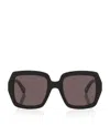 Chloé Womens Black Ch0301s Square-frame Acetate Sunglasses In Black