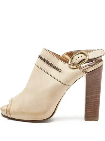 Pre-owned Chloé 100mm Leather Heeled Sandals