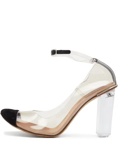 Pre-owned Chloé 100mm Translucent-panelled Pumps
