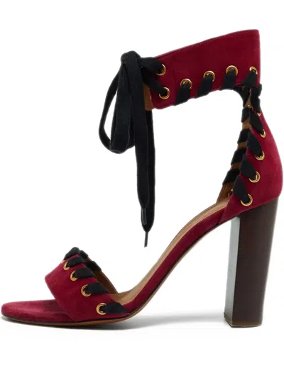 Pre-owned Chloé 110mm Suede Sandals