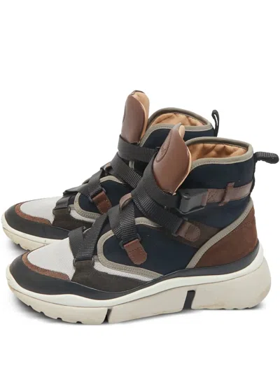 Pre-owned Chloé 1159629 Multicolor In Blue