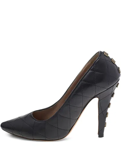Pre-owned Chloé 115mm Quilted Leather Pointed-toe Pumps
