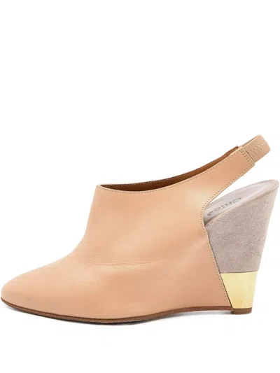 Pre-owned Chloé 140mm Leather Pumps