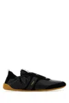Chloé Sneakers Contrast Sole Elasticated Panels Pull Tab In Black