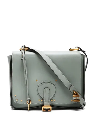 Pre-owned Chloé 2000-2015 Leather Shoulder Bag In 蓝色