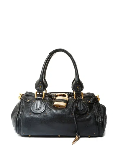 Pre-owned Chloé 2000-2015 Paddington Handbag In Black