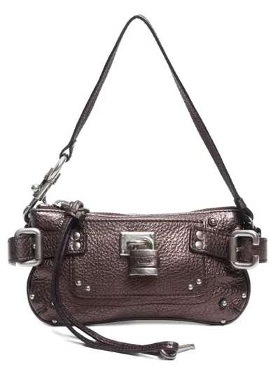 Pre-owned Chloé 2000-2015 Small Paddington Leather Studded Shoulder Bag