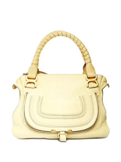 Pre-owned Chloé 2000-2020s Marcie Tote Bag In Neutral