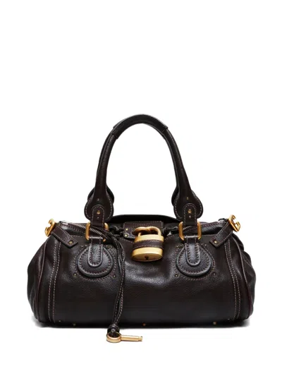 Pre-owned Chloé 2000-2020s Paddington Shoulder Bag In Brown