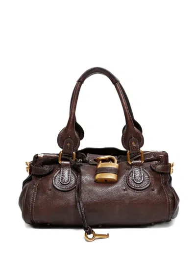 Pre-owned Chloé 2000-2020s Paddington Tote Bag In Brown