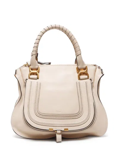 Pre-owned Chloé 2000 Marcie Handbag In Neutrals