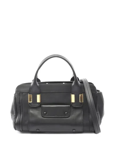 Pre-owned Chloé 2000s Alice Tote Bag In Black