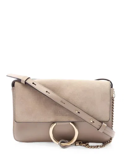 Pre-owned Chloé 2000s Faye Shoulder Bag In Brown