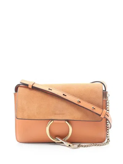 Pre-owned Chloé 2000s Faye Shoulder Bag In Orange