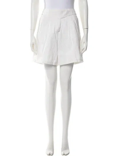 Pre-owned Chloé 2003 Mini Shorts In White