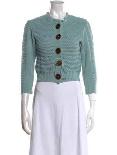 Pre-owned Chloé 2004 Crochet Sweater In Multi