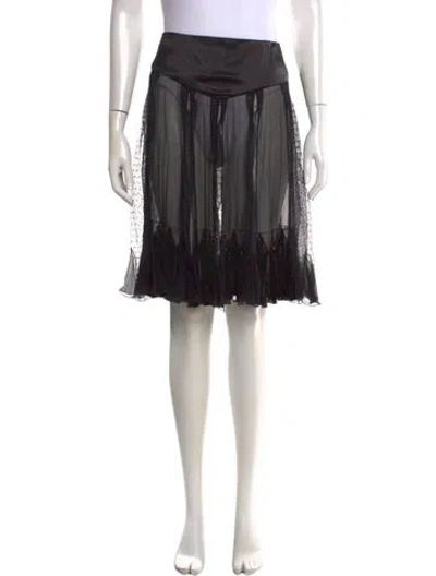 Pre-owned Chloé 2005 Mini Skirt In Black