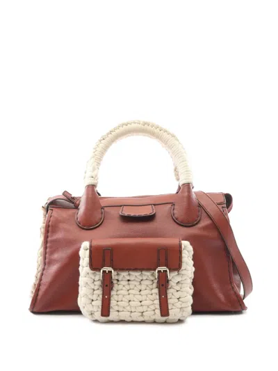 Pre-owned Chloé 2006-2021 Leather Edith Satchel In Brown