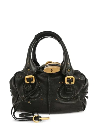 Pre-owned Chloé 2008 Paddington Handbag In Black