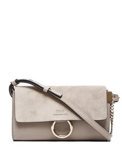 Pre-owned Chloé 2010-2020s Faye Shoulder Bag In Neutral
