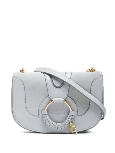 Pre-owned Chloé 2010-2024 Hana Shoulder Bag In Blue