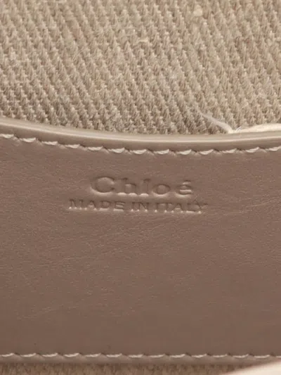 Pre-owned Chloé 2010-2025 Small Leather Tess Satchel In Brown
