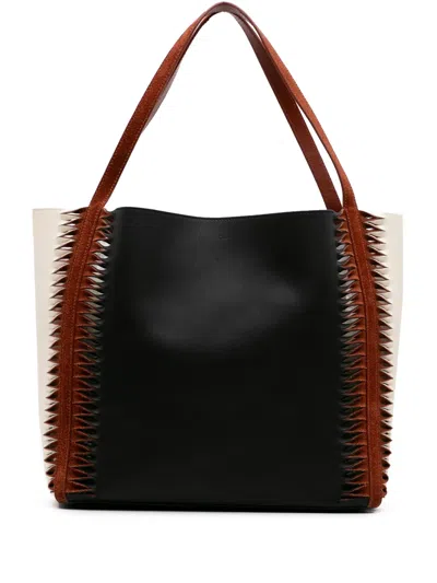 Pre-owned Chloé 2010-2025 Tricolor Leather Louela Tote Bag