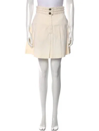 Pre-owned Chloé 2010 Mini Skirt In Neutral