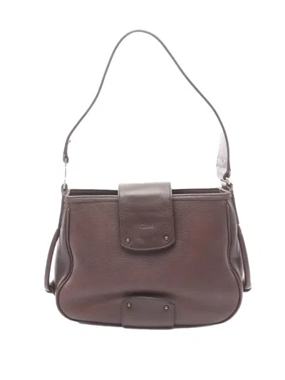 Pre-owned Chloé 2010-2026 Leather Shoulder Bag In Brown