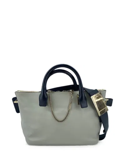 Pre-owned Chloé 2010s Bailey Handbag In Gray