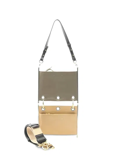 Pre-owned Chloé 2010s Leather Shoulder Bag In Neutral