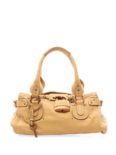 Pre-owned Chloé 2010s Paddington Leather Handbag In Neutral