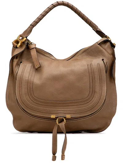 Pre-owned Chloé 2011 Large Pebbled Calfskin Marcie Hobo Bag