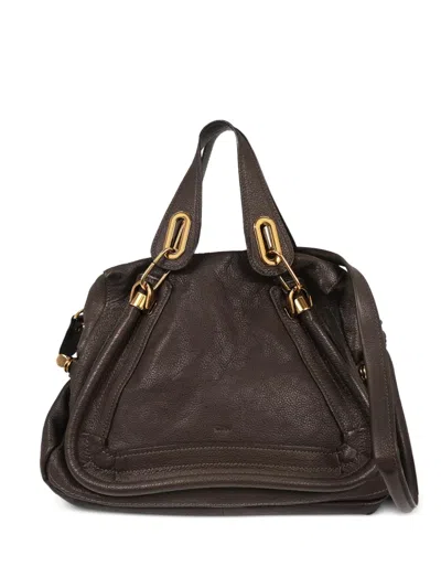 Pre-owned Chloé 2011 Paraty Leather Shoulder Bag In Brown