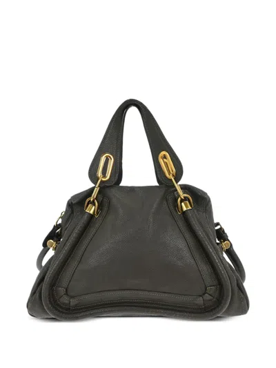 Pre-owned Chloé 2011 Paraty Leather Tote Bag In Brown