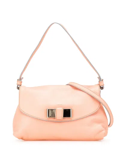 Pre-owned Chloé 2012 Leather Lily Bow Satchel