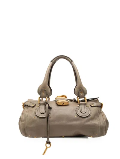 Pre-owned Chloé 2012 Medium Leather Paddington Handbag In Brown