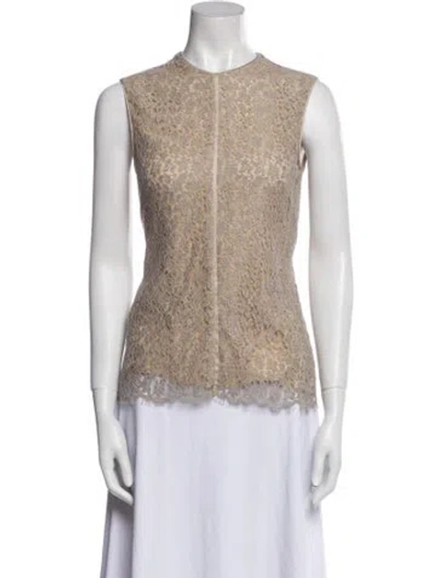Pre-owned Chloé 2012 Mini Dress In Neutral