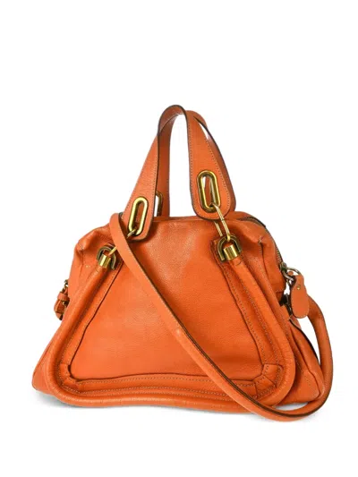 Pre-owned Chloé 2013 Parary Handbag In Orange
