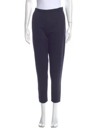 Pre-owned Chloé 2014 Skinny Leg Pants In Blue