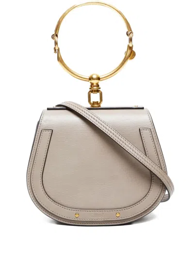 Pre-owned Chloé 2015-2020 Nile Bracelet Shoulder Bag In Neutral