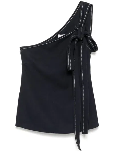 Pre-owned Chloé 2016 One-shoulder Top In Blue