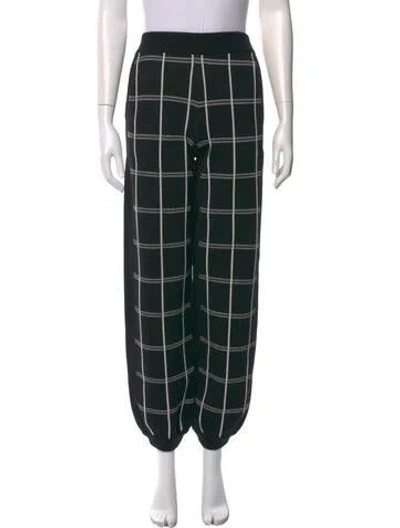 Pre-owned Chloé 2018 Virgin Wool Sweatpants In Black