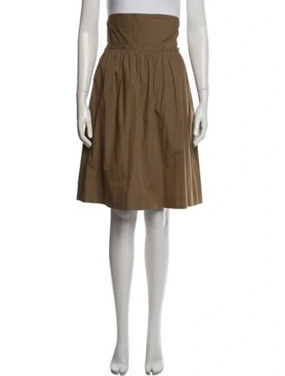 Pre-owned Chloé 2019 Knee-length Skirt In Brown