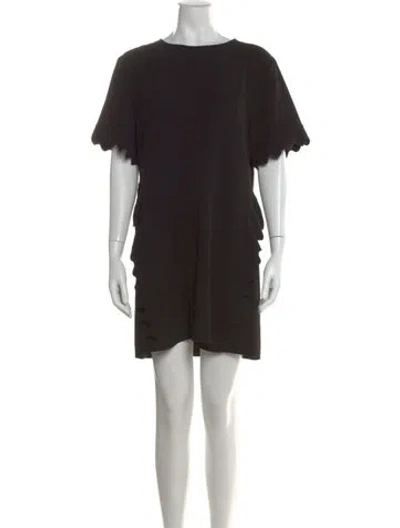 Pre-owned Chloé 2019 Mini Dress In Black