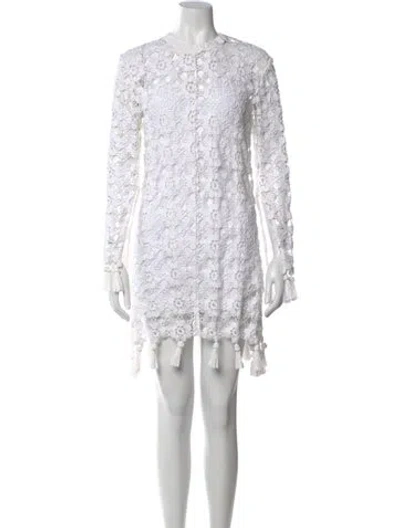 Pre-owned Chloé 2019 Mini Dress In White
