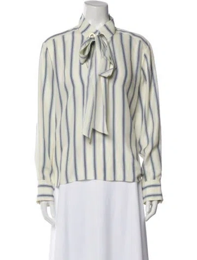Pre-owned Chloé 2019 Silk Blouse In Neutral